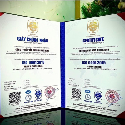 Công Tắc Thông Minh Wifi Hunonic Mini Điều Khiển Từ Xa Qua Điện Thoại, Hẹn Giờ Tự Động