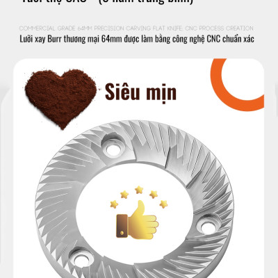 Máy Xay Cà Phê G9A Tự Động 2 Lập Trình, 100 Cấp Xay Cực Mịn, Thương Mại Chuyên Nghiệp, Bản Nâng Cấp, hàng chính hãng