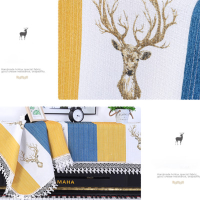 Khăn phủ đàn piano phong cách Châu Âu cổ điển sang trọng