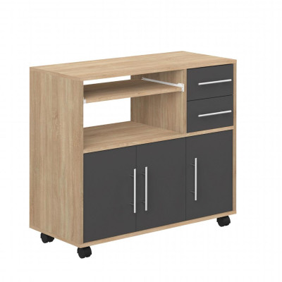 Tủ phòng ăn bằng gỗ công nghiệp thiết kế đa năng SMLIFE Dominics