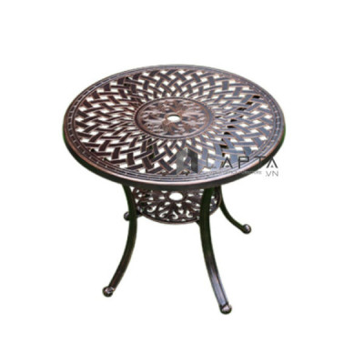 Bộ bàn ghế ngoài trời nhôm đúc 4 ghế nhập khẩu SL TE2003-78A / CC2021A Nội thất Capta