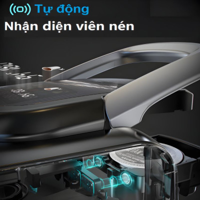 Máy pha cà phê 4 trong 1, Espresso, Viên Nén Nespresso, Nescafe Dolce, Kcup Thương hiệu Mỹ cao cấp HiBREW - H6 - HÀNG CHÍNH HÃNG