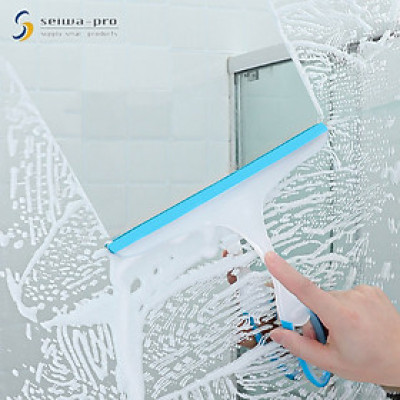 Cây lau kính cầm tay Seiwa Pro lưỡi gạt Silicon 24.5 cm - Hàng nội địa Nhật Bản - Giao màu ngẫu nhiên