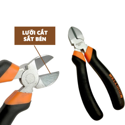 Kìm cắt đa năng - Kìm cắt được nhiều chất liệu từ nhựa đến kim loại khác nhau - Cắt đường kính sản phẩm đến 200mm