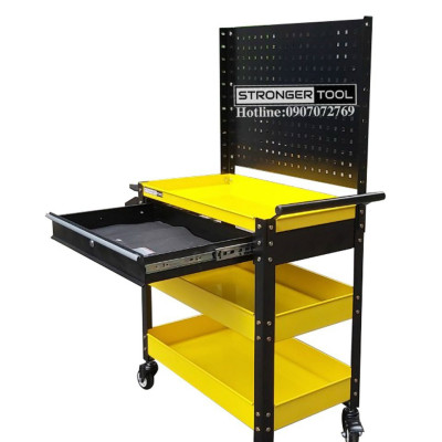 XE ĐẨY 3 NGĂN 1 NGĂN KÉO CÓ TẤM TREO