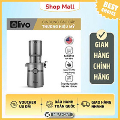 Máy Ép Chậm OLIVO SJ240 – Khoang Tiếp Lớn – Giải Pháp Hoàn Hảo Cho Việc Ép Kết Hợp Trái Cây, Rau Củ- Hàng Chính Hãng