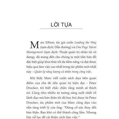 Quản Lý Năng Lượng Cá Nhân Trong Công Việc