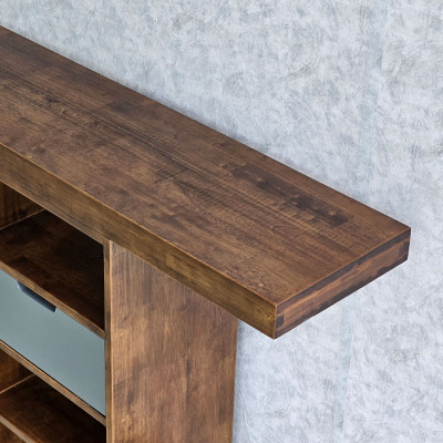 Bàn trang trí phòng khách có ngăn kéo gỗ cao su Juno sofa CSTCT063 110x30x85 cm nhiều màu lựa chọn