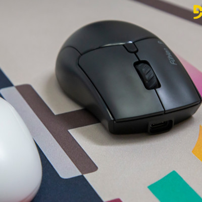 Chuột Bluetooth Silent Fuhlen B09s 2 chế độ Bluetooth và wireless 2.4G/ DPI 4000 sạc pin- Hàng chính hãng