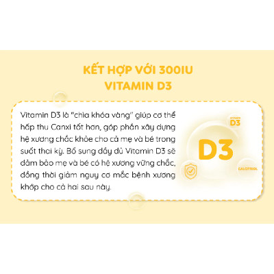 TPBVSK Akamama Calcium & D3 & K2 cho phụ nữ mang thai và cho con bú 120 viên