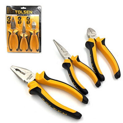 Bộ 3 Cây Kìm Điện ( 7" , 6" , 6" ) Tolsen 10400