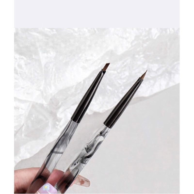 Cọ Tam Giác Vẽ Nail Cán Trong, Cọ Đầu Chéo, Đầu Xéo Đầu Nhỏ, Cọ Vẽ Nail, Hoa, Lá Tiện Lợi