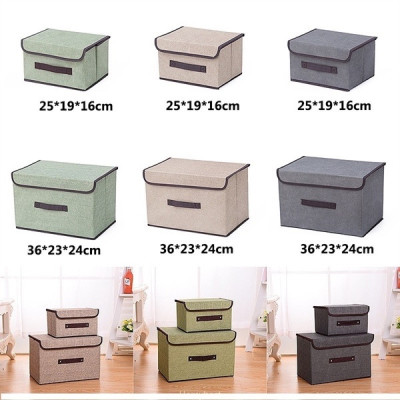 Combo 2 Hộp Vải Đựng Quần Áo, Đồ Dùng Đa Năng Khung Giấy Cứng, Tiện Lợi, Đa Năng đựng quần áo, chăn màn - HENRYSA