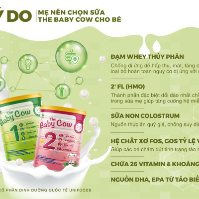 Sữa Non The Baby Cow 2 (900gr)