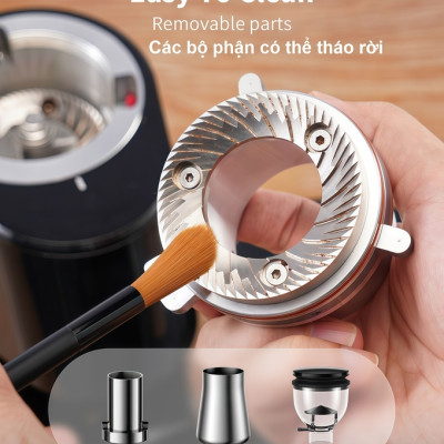 Máy xay hạt cà phê chuyên nghiệp dùng cho gia đình, quán cà phê vừa và nhỏ. Thương hiệu Mỹ cao cấp Shardor BD-CG301. HÀNG CHÍNH HÃNG