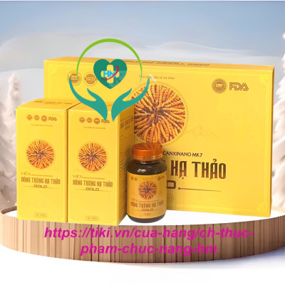 Viên Uống Đông Trùng Hạ Thảo Sụn Cá Mập - Bổ Sung Glucosamin - Hộ 2 lọ *30 viên, vinaphar