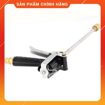️ Bộ dây vòi xịt nước rửa xe, tưới cây , tăng áp 3 lần, loại 7m, 10m 206318 đầu đồng,cút đồng+ móc khoá