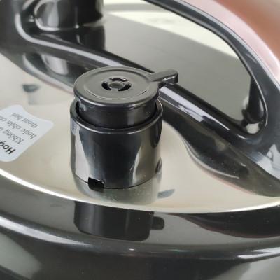 Nồi áp suất điện Ladomax HA-7860 Dung tích 6L kèm khay hấp, công suất 1000W, Màu Inox-Hàng chính hãng