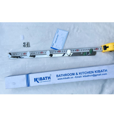 Móc Áo Kibath Hình Kim Cương Dài 50cm và 60cm Inox 304 KB-422