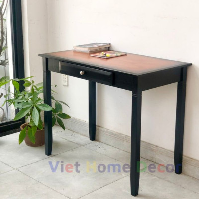 Bàn Học, Bàn Làm Việc Có Tủ Kéo Black/Cherry 3355 - Thương hiệu Viet Home Decor