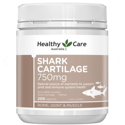 Sụn vi cá mập Healthy Care Shark Cartilage Tăng cường sức khỏe xương khớp, Tăng chức năng vận động - QuaTangMe Extaste