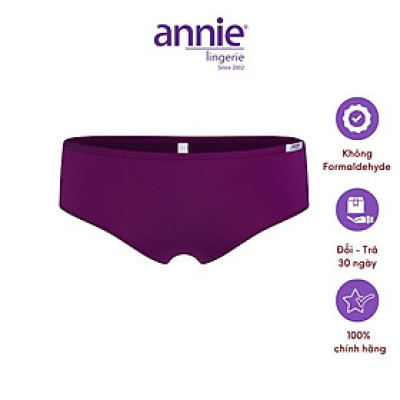 Quần lót nữ trơn thun lạnh, lưng cao signature annie 4535 ôm sát cơ thể, không cộm, cấn, trẻ trung, mềm mịn, thoáng mát