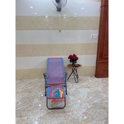 Ghế xếp dây đan nhỏ khung sắt Đại Thành