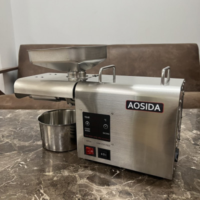 Máy ép dầu thực vật dùng cho gia đình AOSIDA K28S Thương hiệu Anh Quốc cao cấp, Công suất 1100W, 1 giờ ép 5-7.5 kg nguyên liệu - Hàng nhập khẩu