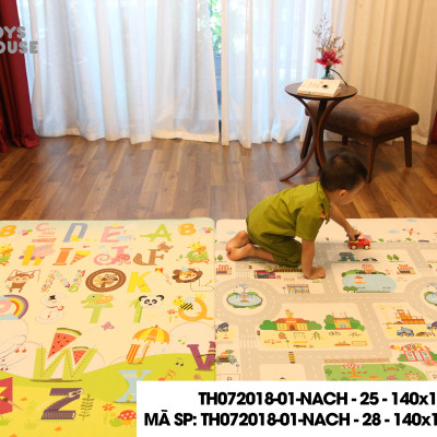 Thảm nằm chơi Silicon cho bé Toys House