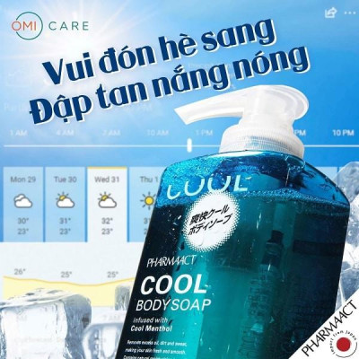 Combo Dầu Gội Xả 2in1 + Sữa Tắm PharmaAct Tonic & PharmaAct Cool Body Soap