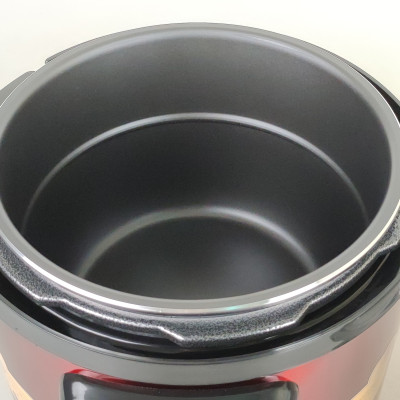 Nồi áp suất điện Ladomax HA-7860 Dung tích 6L kèm khay hấp, công suất 1000W, Màu Inox-Hàng chính hãng