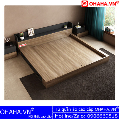 Giường ngủ cao cấp OHAHA (GN104) 