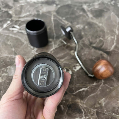 Máy xay hạt cà phê cầm tay lưỡi 6 cánh core kép, 55 cấp độ và 11 level thương hiệu HiBREW G4B - Hàng Chính Hãng