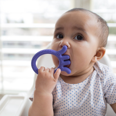 [ TE006 ] Ngậm nướu hình con bạch tuộc, 100% Silicone - Dr.Brown