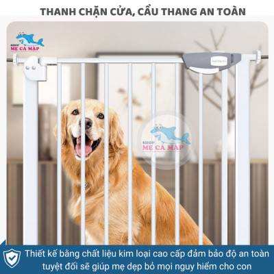 Chặn Cửa Chặn Cầu thang an toàn, chắn cửa dày nặng, thanh chặn cửa cao 79cm bảo vệ bé an toàn