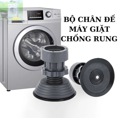 Combo 4 Đế Nhựa Chống Rung Lắc Máy Giặt, Chống Ồn Đa Năng Phù Hợp Với Mọi Loại Máy