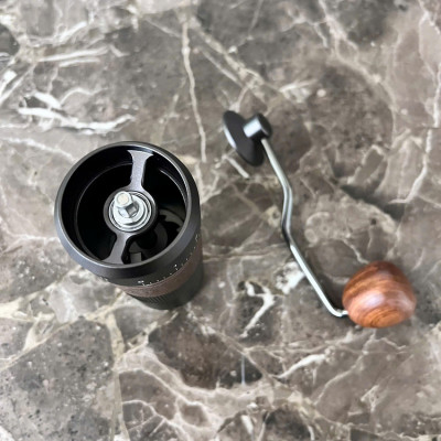 Máy xay hạt cà phê cầm tay lưỡi 6 cánh core kép, 55 cấp độ và 11 level thương hiệu HiBREW G4B - Hàng Chính Hãng