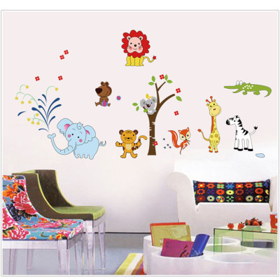 Decal Dán Tường Động Vật Ngộ Nghĩnh 9221