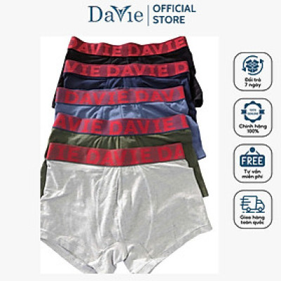 Quần Lót Nam Thương Hiệu Davie Boxer Dv2205 Bản Lưng 4.0 Cm Mạnh Mẽ Và Chắc Chắn
