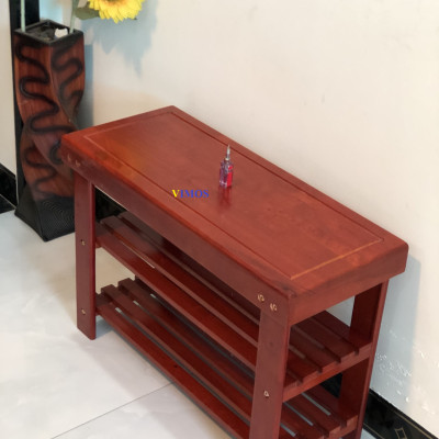 Kệ giày dép, kệ để đồ có ghế ngồi VIMOS- Tặng kèm tuột vít 2 đầu đa năng