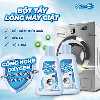 Bột Tẩy Lồng Máy Giặt Cao Cấp CleanZ  - Hộp 200g