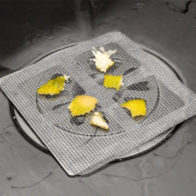 Set 10 Miếng Dán Lưới Lọc Rác Tự Dính, Chặn Rác Cống Thoát Sàn Nhà Tắm, Bồn Rửa 10x10cm - HÀNG CHÍNH HÃNG MINIIN