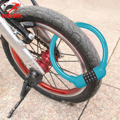 Khóa Dây Xe Đạp Chống Trộm Mật Mã 4 Số Lõi Thép Cao Cấp - Hầng Chính Hãng dododios