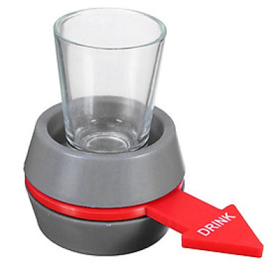 Mũi tên xoay uống rượu Spin the shot (Màu Xám)