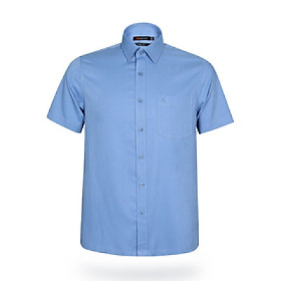 Áo sơ mi nam KHATOCO ngắn tay họa tiết A1MN468T2-CNMK456-2601-N