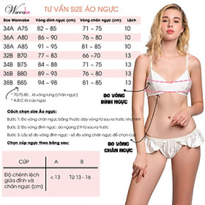 Áo ngực mút mỏng WANNABE ANL02 áo chíp thoáng mát, nhẹ nhàng, thoải mái tàng hình dưới lớp áo