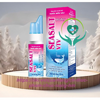 ￼Dung dịch xịt mũi seasalt - Trẻ em, chai 70ml