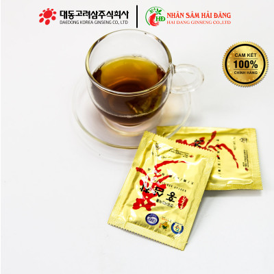 Trà hồng sâm Daedong cao cấp chính hãng Hàn Quốc 3g x 100 gói