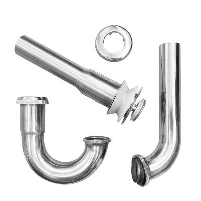 Bộ xả, xiphông lavabo (chậu rửa mặt) Inox