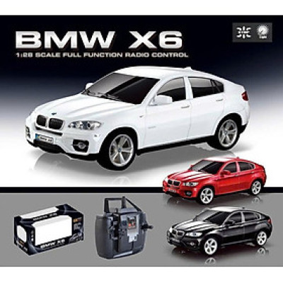 GOUKAI - 866-2802 Mô hình xe ô tô BMW X6 tỷ lệ 1:28 điều khiển R/C (KT 25x110x12cm)
